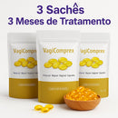 Cápsulas Vаgіnаіѕ 6 em 1 | Melhora a lubrificação e desperta sua libido naturalmente - VagiComprex™