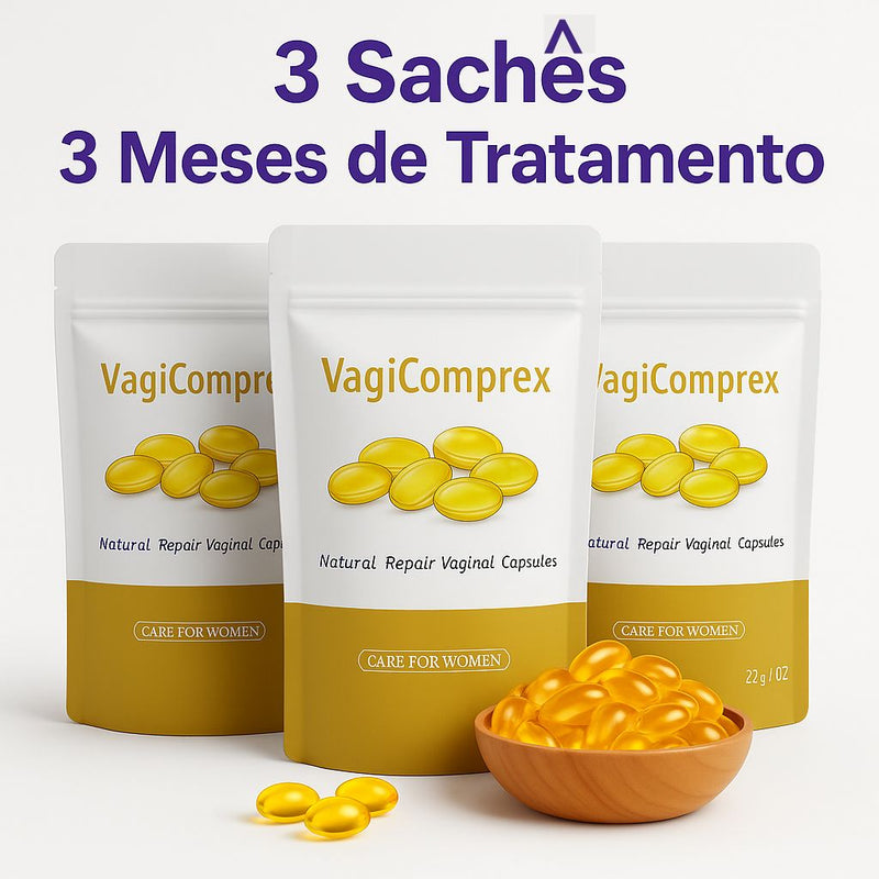 Cápsulas Vаgіnаіѕ 6 em 1 | Melhora a lubrificação e desperta sua libido naturalmente - VagiComprex™