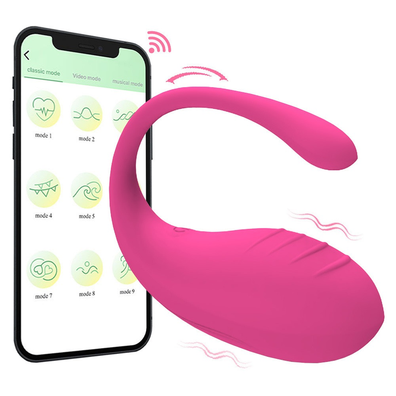 Vibrador Bluetooth Recarregável e 10 modos de vibração CS-LONGO FIO