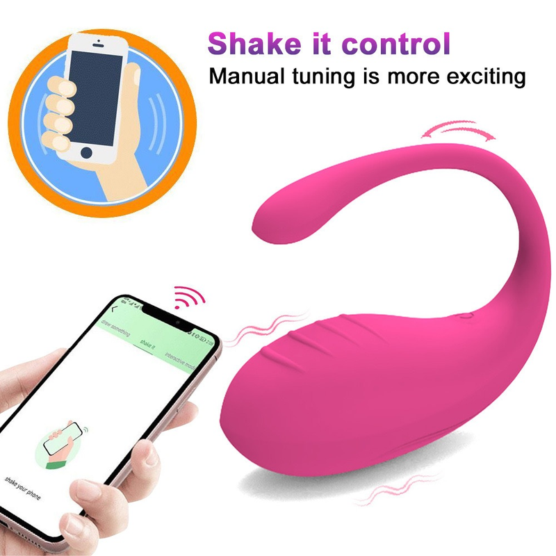 Vibrador Bluetooth Recarregável e 10 modos de vibração CS-LONGO FIO