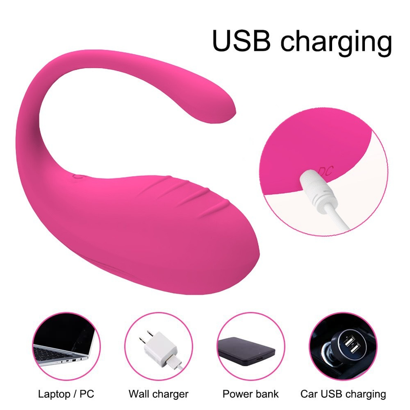 Vibrador Bluetooth Recarregável e 10 modos de vibração CS-LONGO FIO